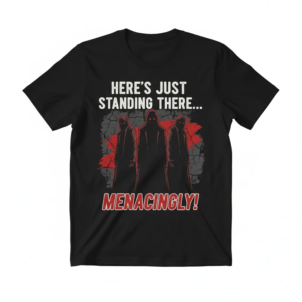 The Menacingly Captivating Essential T-Shirt: A Statement of Stillness