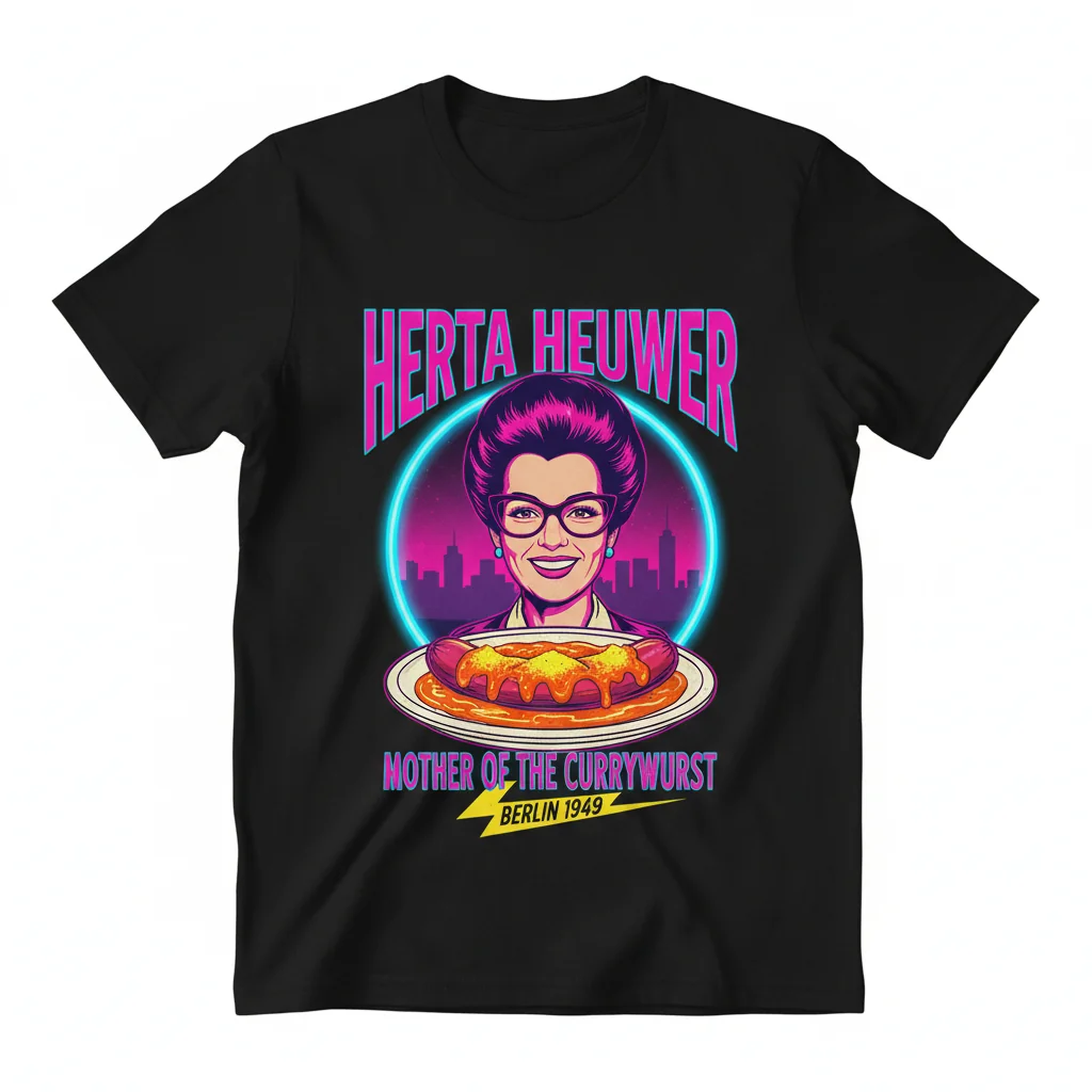 Herta Heuwer Currywurst T-Shirt | Vintage Berlin 1949 Tribute