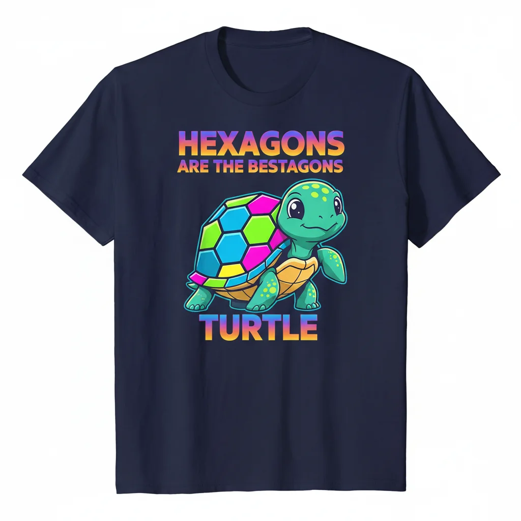The "Bestagons Turtle" – Wear Your Whimsy Essential T-Shirt