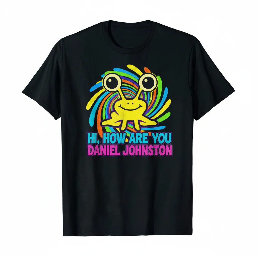 Daniel Johnston 'Hi How Are You' Essential T-Shirt - Premium Cotton Graphic Tee