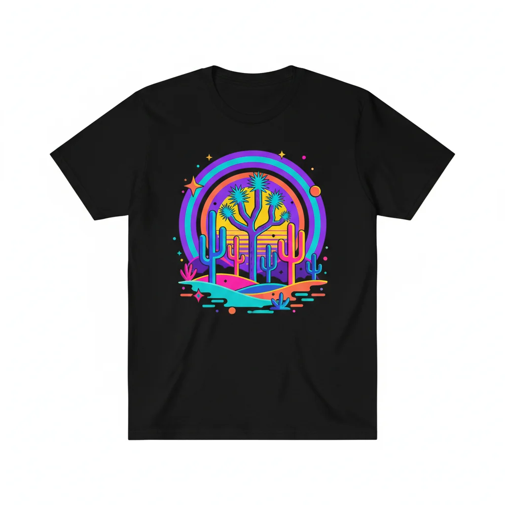 "High Desert Daydream" Graphic T-Shirt | Soft 100% Cotton Unisex Tee | Artistic Casual Wear