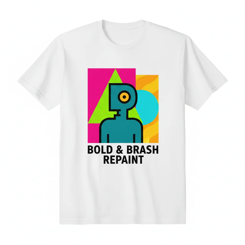 Bold & Brash Repaint Tee: Essential Street Vibe