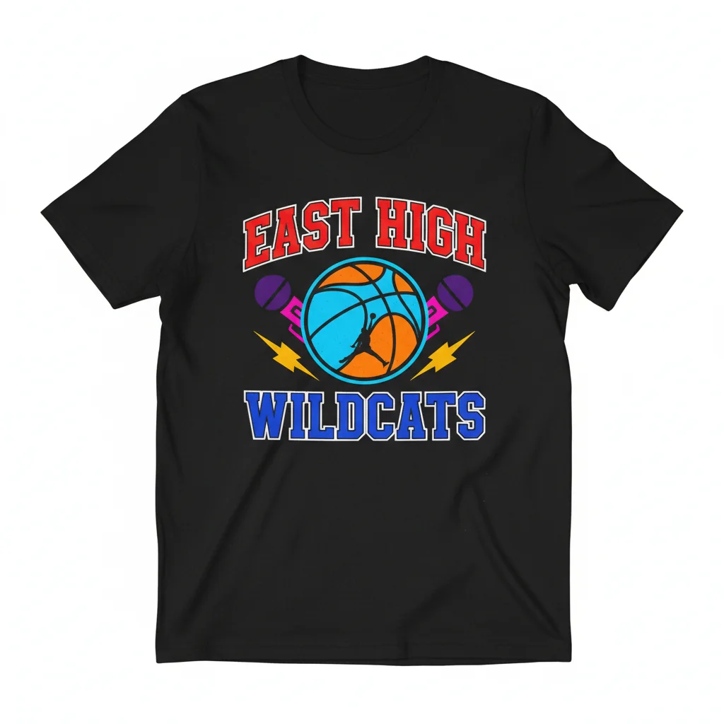 Troy Bolton High School Musical Tee | Retro Wildcats Graphic T-Shirt