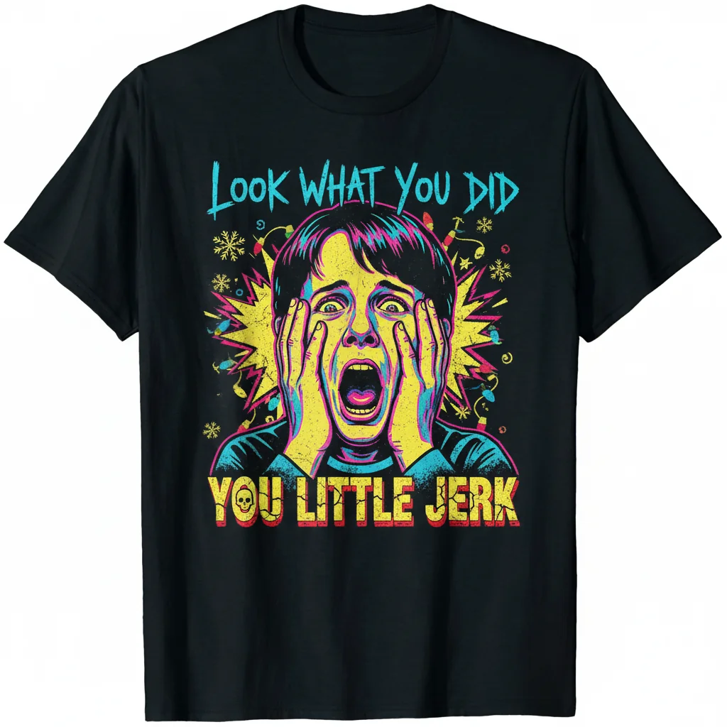 Little Jerk Meme Ugly Sweater - Home Alone Iconic Streetwear