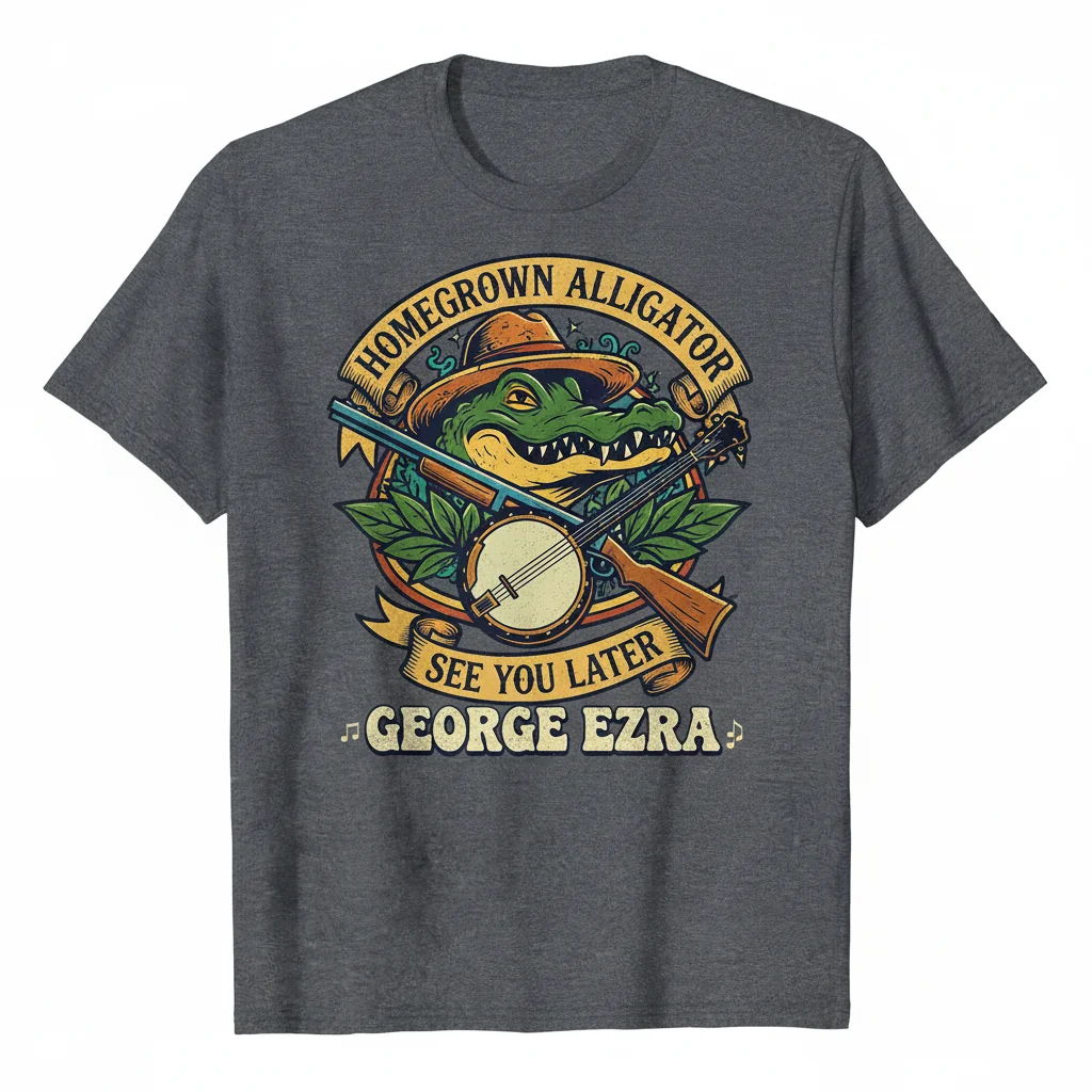 Shotgun Serenade: George Ezra Inspired Alligator Essential T-Shirt
