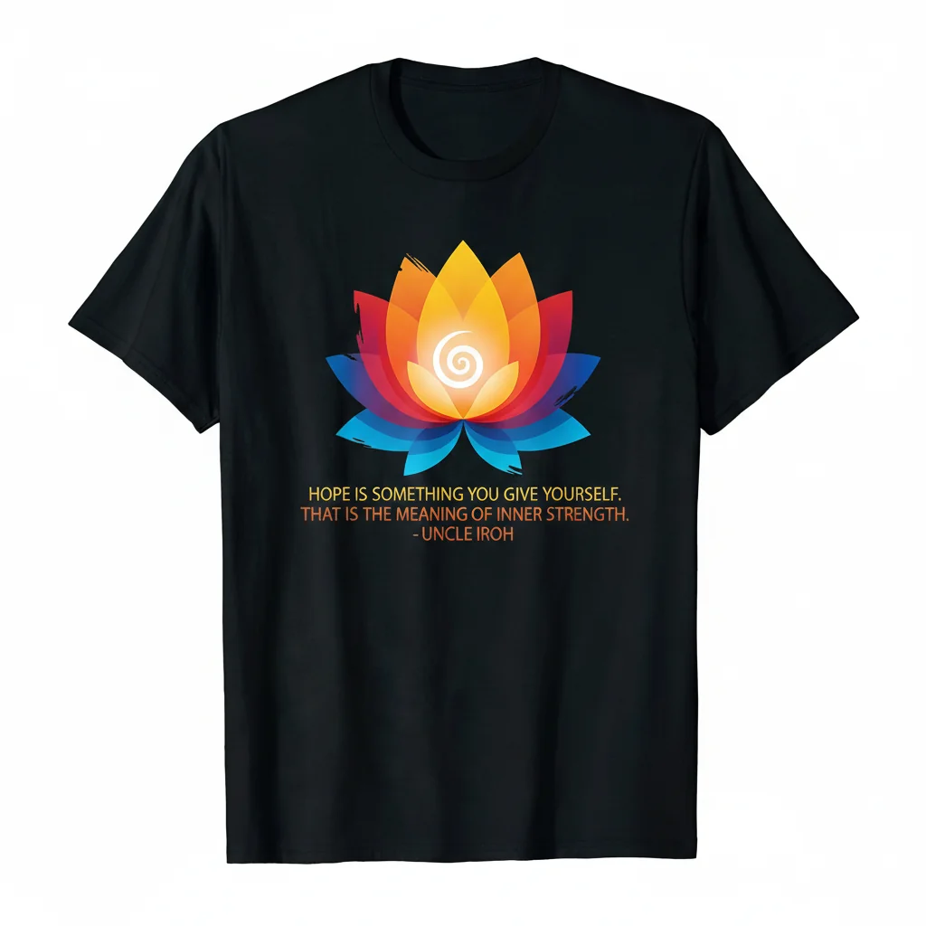 Uncle Iroh's "Hope is Inner Strength" Essential T-Shirt – Durable, Vibrant & Perfect Fit