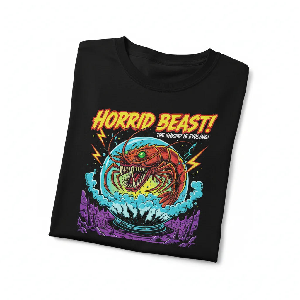 Embrace the Absurd: The Evolving Shrimp Essential T-Shirt