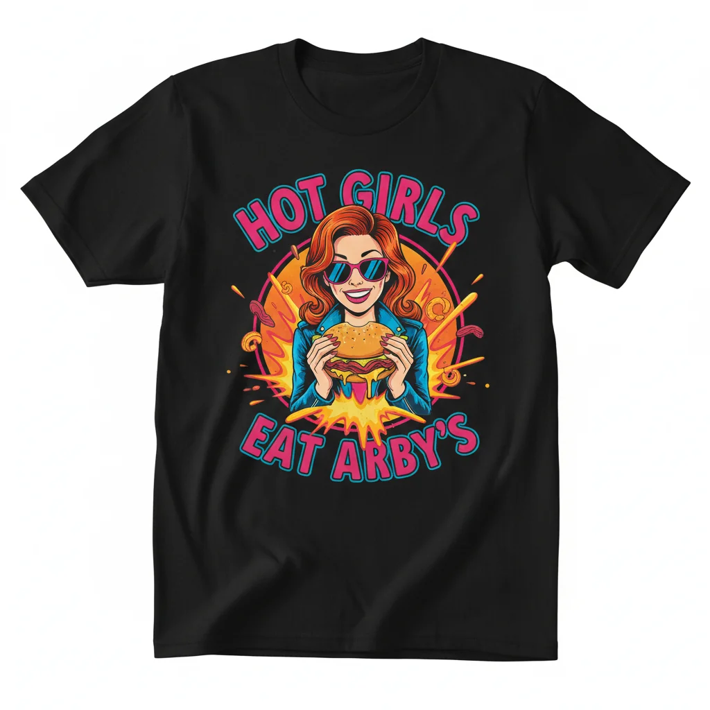 Hot Girls Eat Arby’s Tee – Premium Comfort & Lasting Style