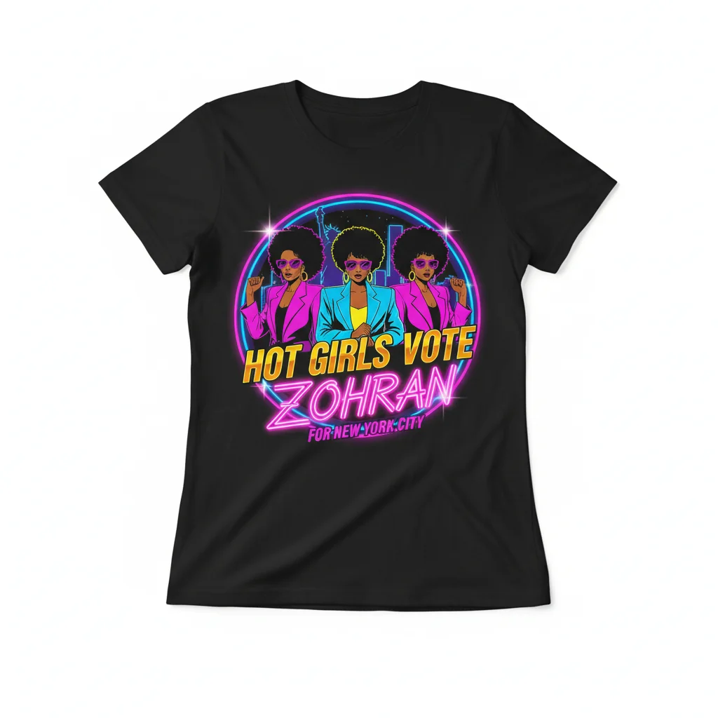 Zohran for NYC Essential T-Shirt: Hot Girls Vote - Premium Cotton Tee