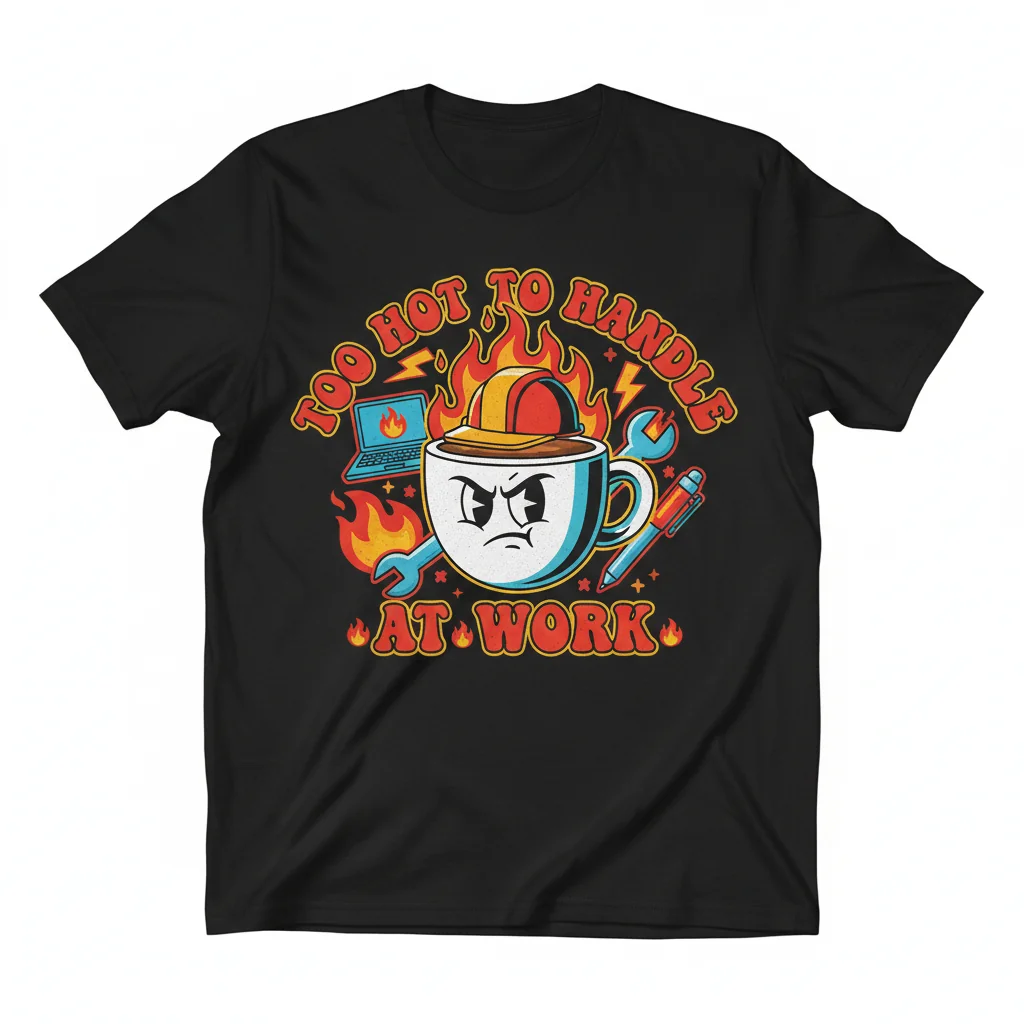 Home 7 Hot Person At Work Essential T-Shirt – Premium Unisex Tee