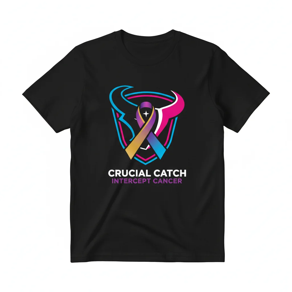 Texans Crucial Catch '24 Tee: Intercept Cancer