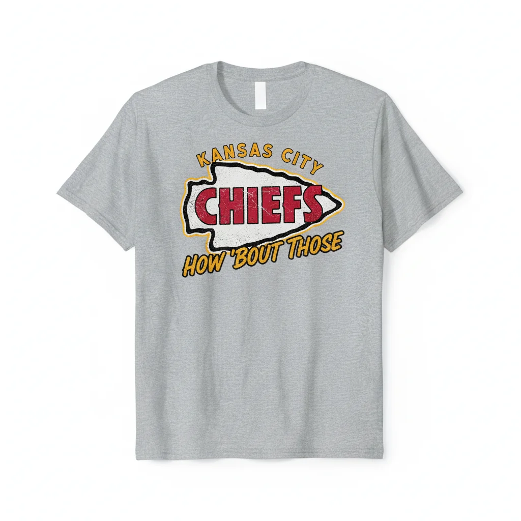 The 'How 'Bout Those Chiefs' Artistic Tee | Kansas City Spirit