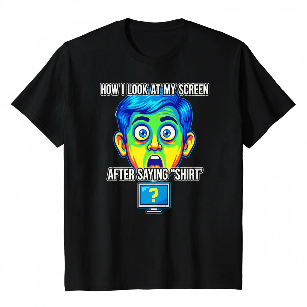 The "How I look at my screen after saying shirt" Tee: Unrivaled Comfort & Lasting Style