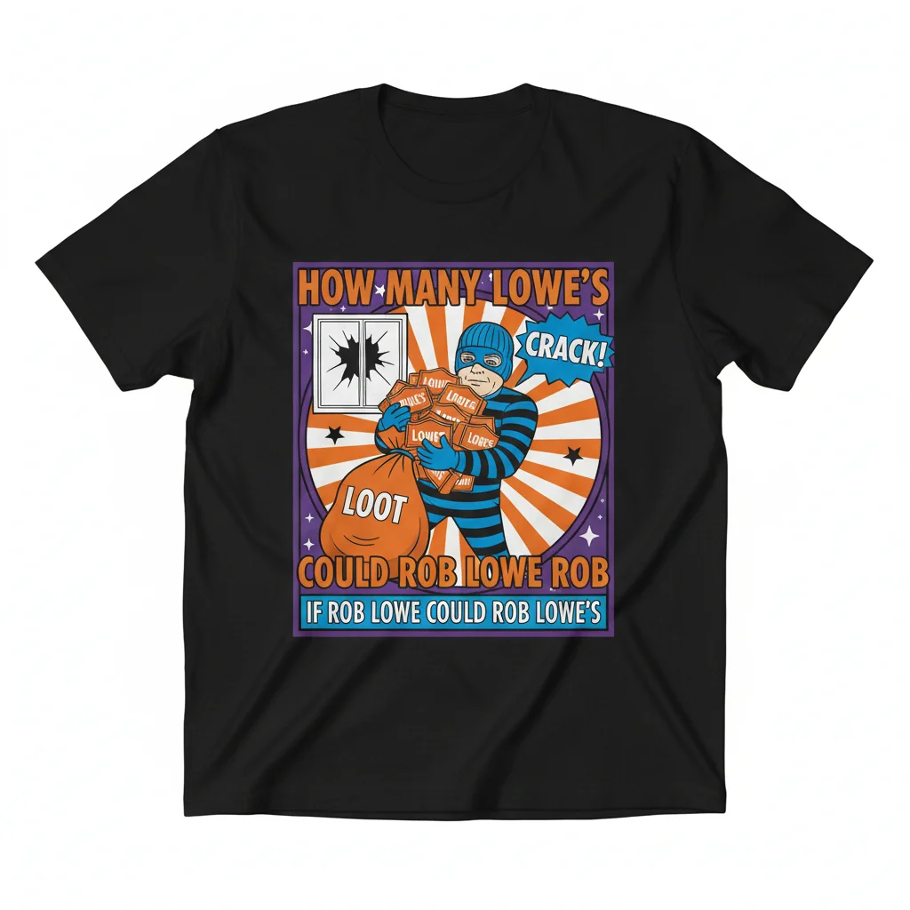 The "Rob Lowe Heist" Tee | A Playful Classic in Premium Comfort