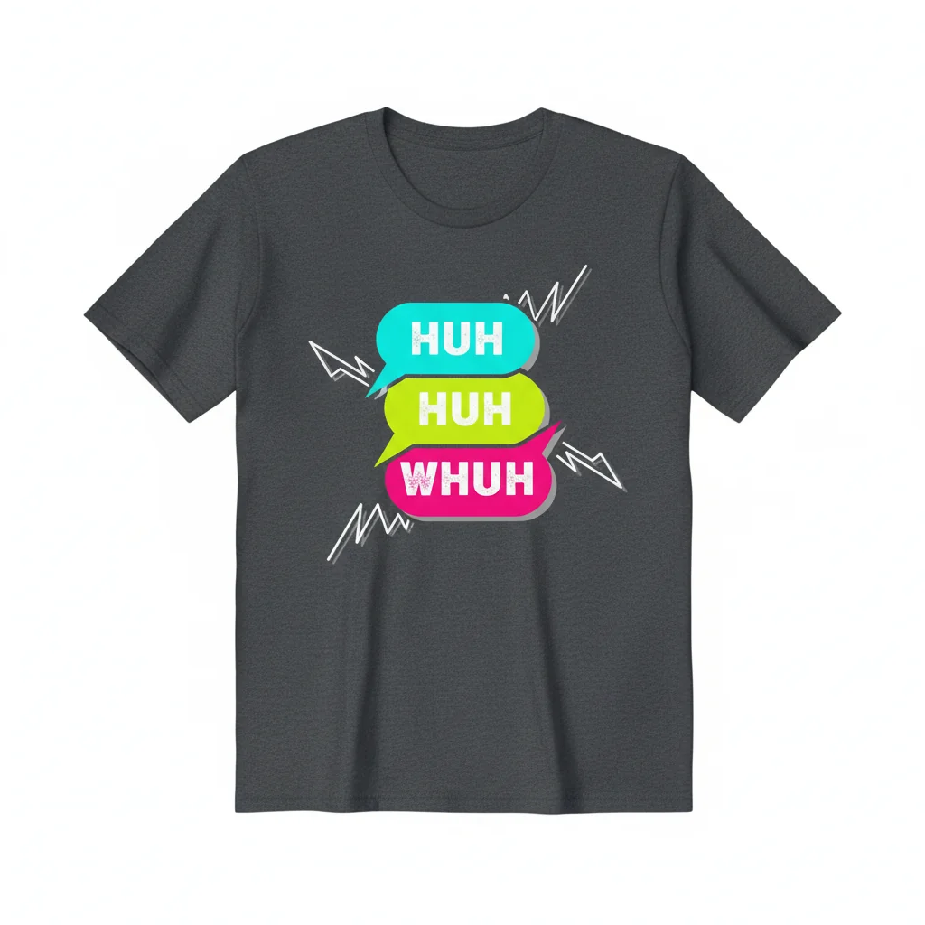 The "Huh Huh Whuh" Statement Tee