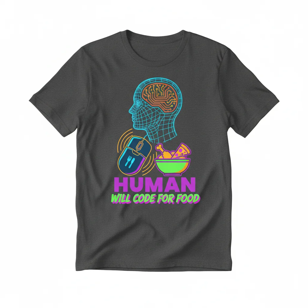 Programmer's 'Code For Food' Durable Essential T-Shirt