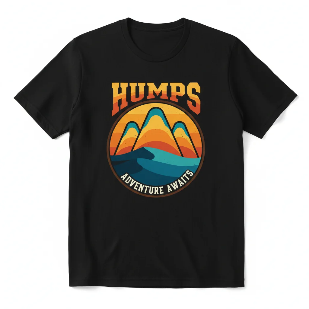 Humps Essential T-Shirt - Premium Ring-Spun Cotton Tee for Everyday Comfort