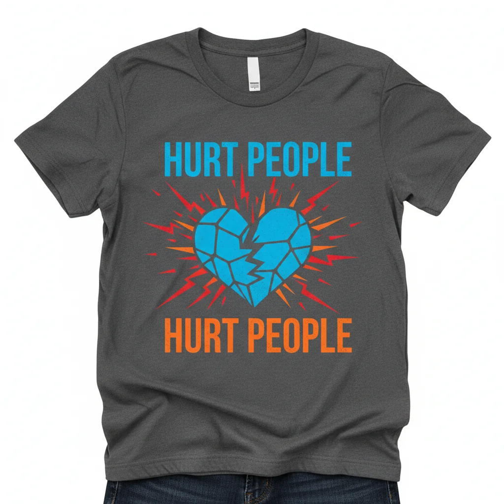 Durable "Hurt People Hurt People" Essential T-Shirt – Fade-Resistant & Perfect Fit