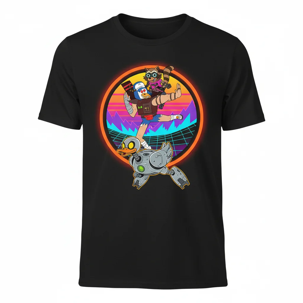 Regular Show 'Hyperduck, Mordecai & Rigby' Essential Tee - Art That Wears Well