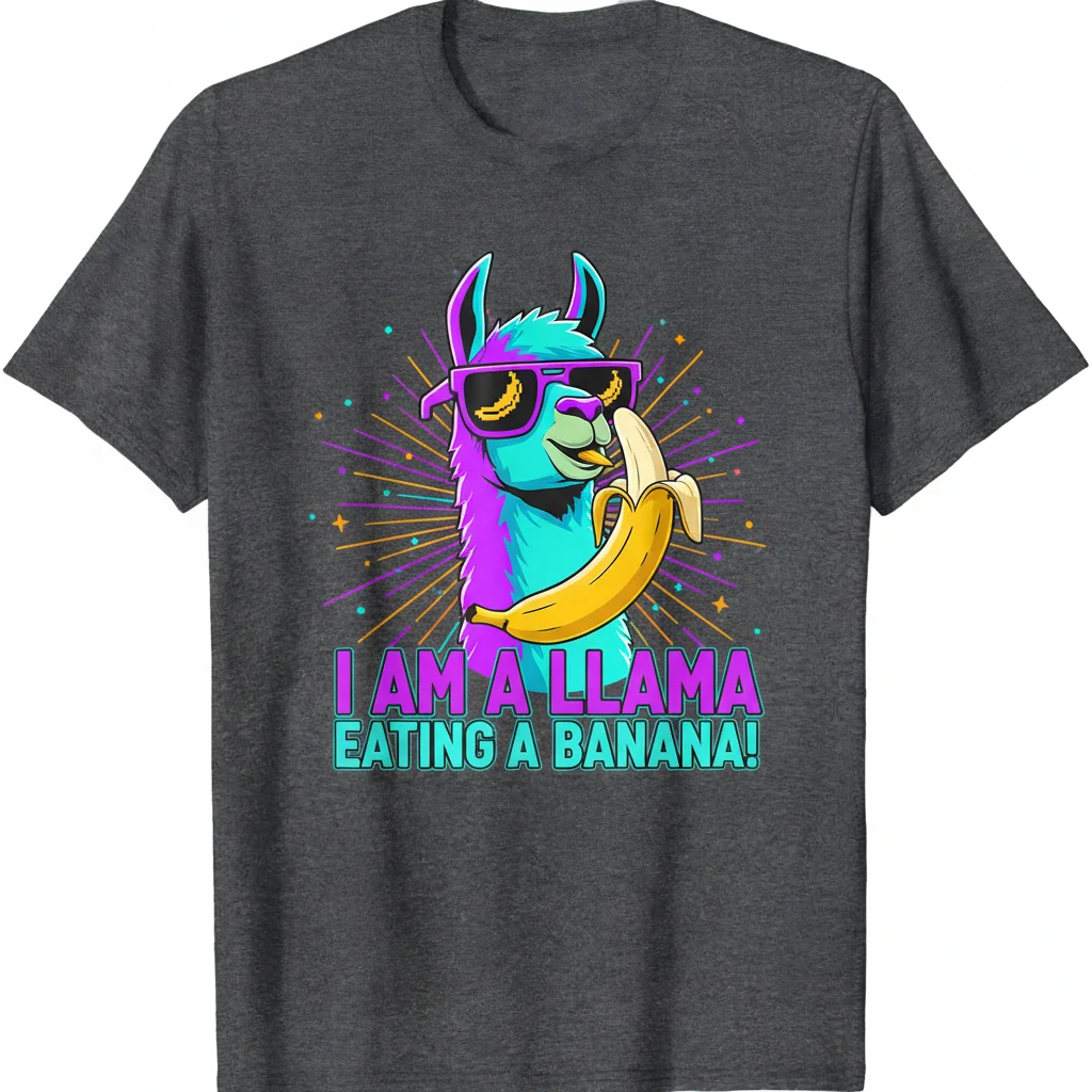 Whimsical Llama Artistic Comfort Tee