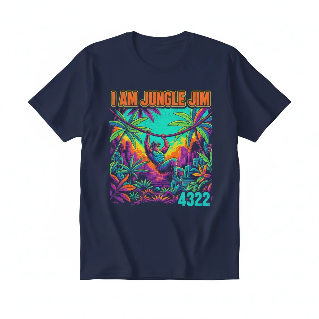 "I Am Jungle Jim" Graphic T-Shirt | Adventure-Inspired Unisex Tee
