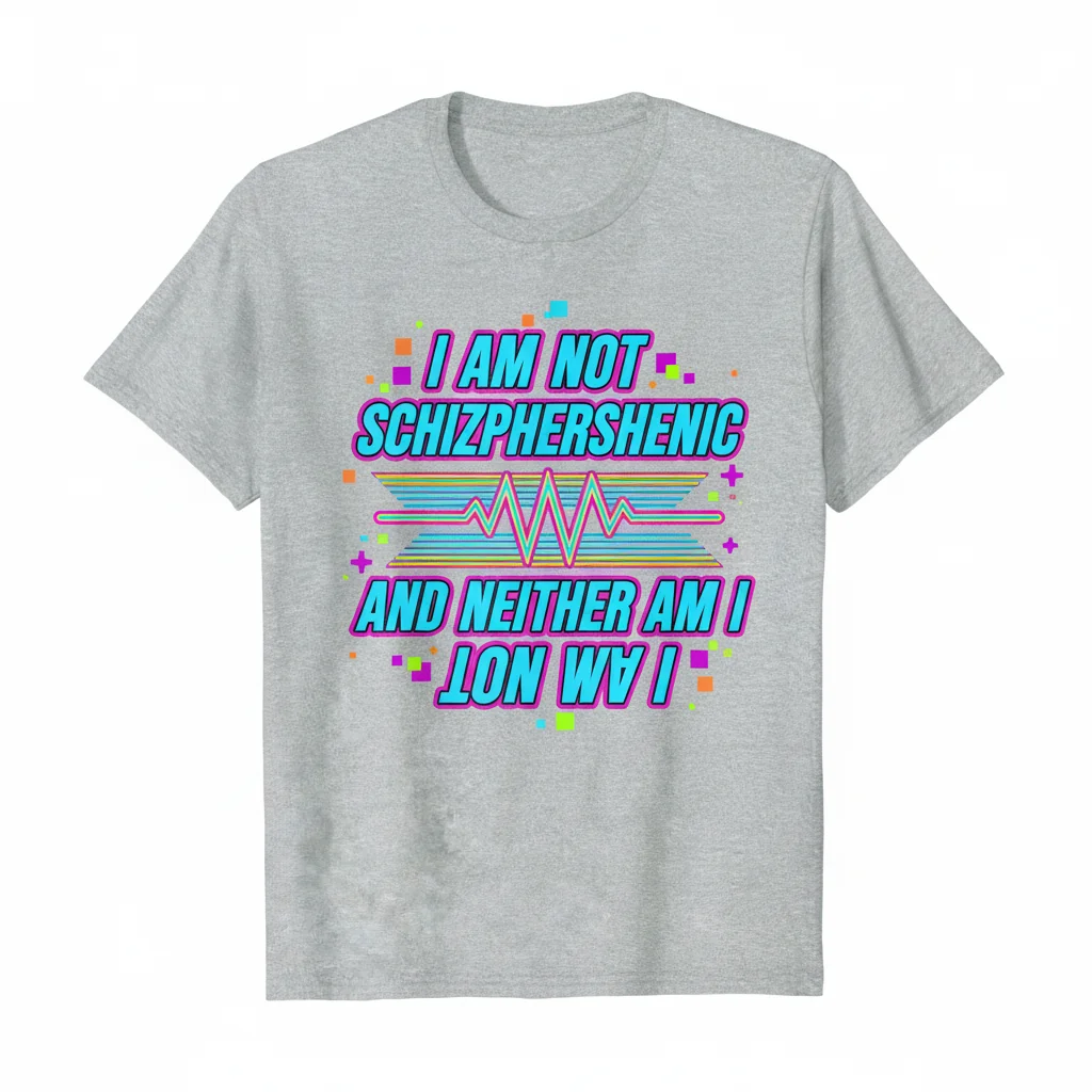 The 'I Am Not Schizophrenic' Statement Tee: Speak Your Truth