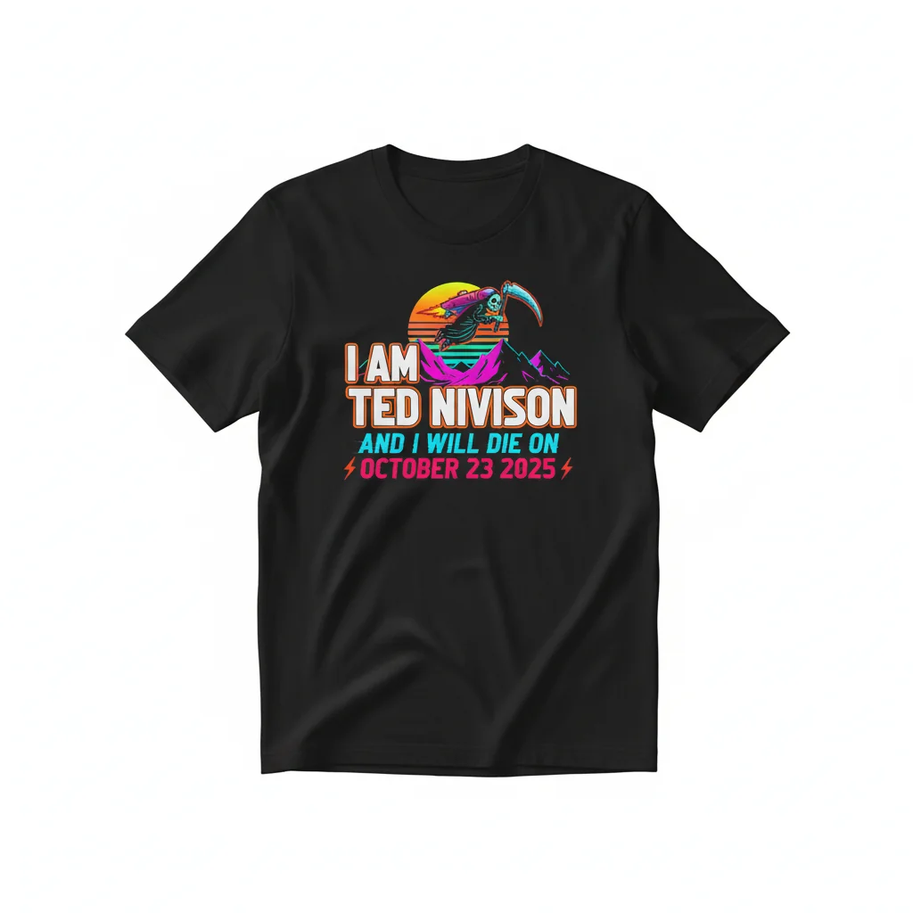 Ted Nivison October 23rd 2025 Death Date Shirt - Unique Fan Tee