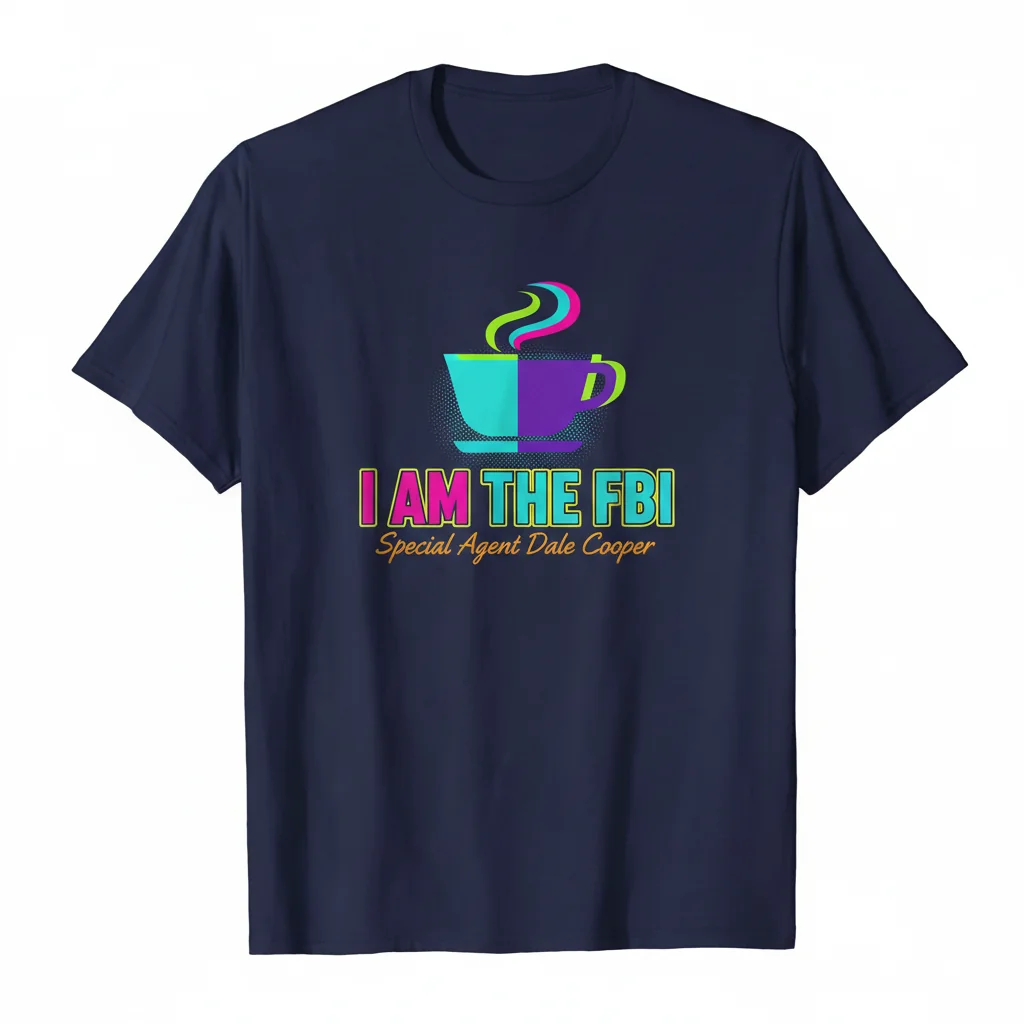 Twin Peaks FBI T-Shirt - Iconic Dale Cooper Inspired Tee
