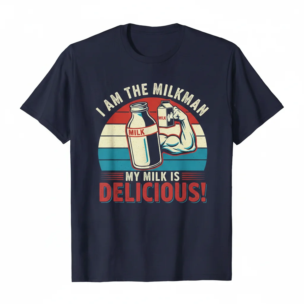 Essential "I Am The Milkman, My Milk Is Delicious" T-Shirt - Premium Cotton Graphic Tee