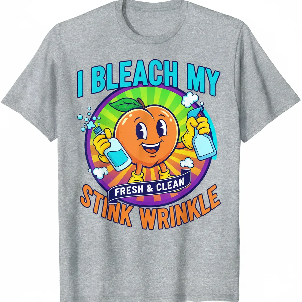 Durable & Comfortable 'I Bleach My Stink Wrinkle' Essential T-Shirt
