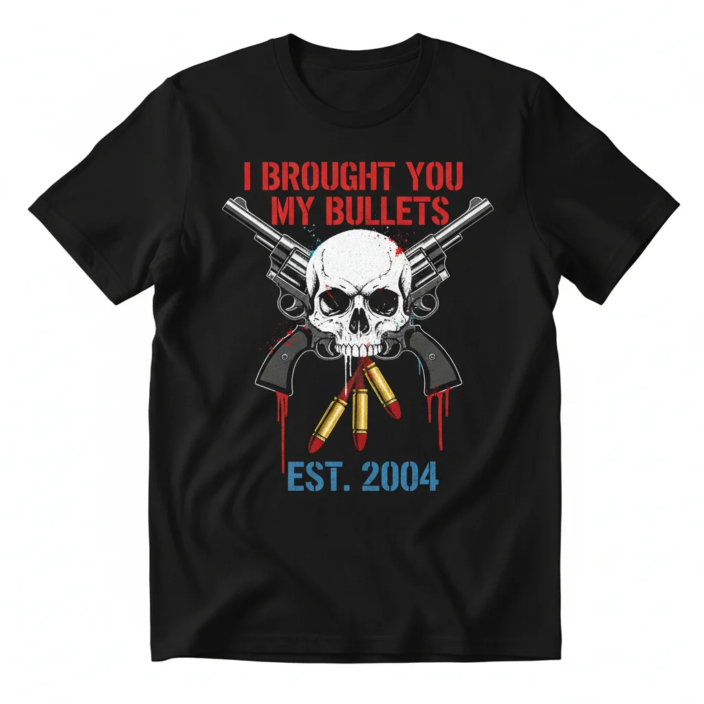 Embrace the Spirit: 'I Brought You My Bullets' Artistic Tee