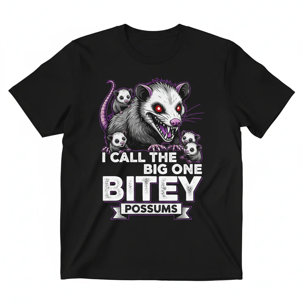Durable & Comfy "I CALL THE BIG ONE BITEY Possums" Essential T-Shirt – Pre-Shrunk Fit!