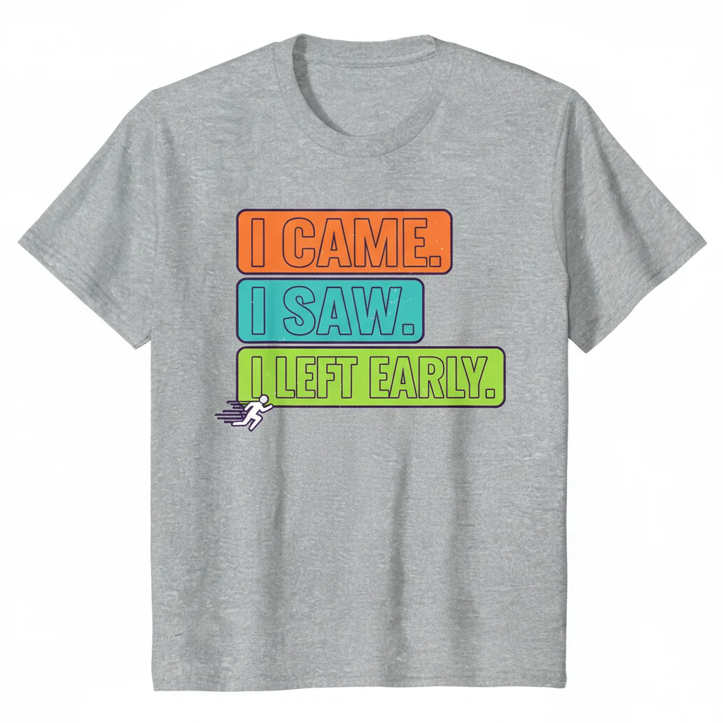 The Early Exit: A T-Shirt for the Discerning Spirit