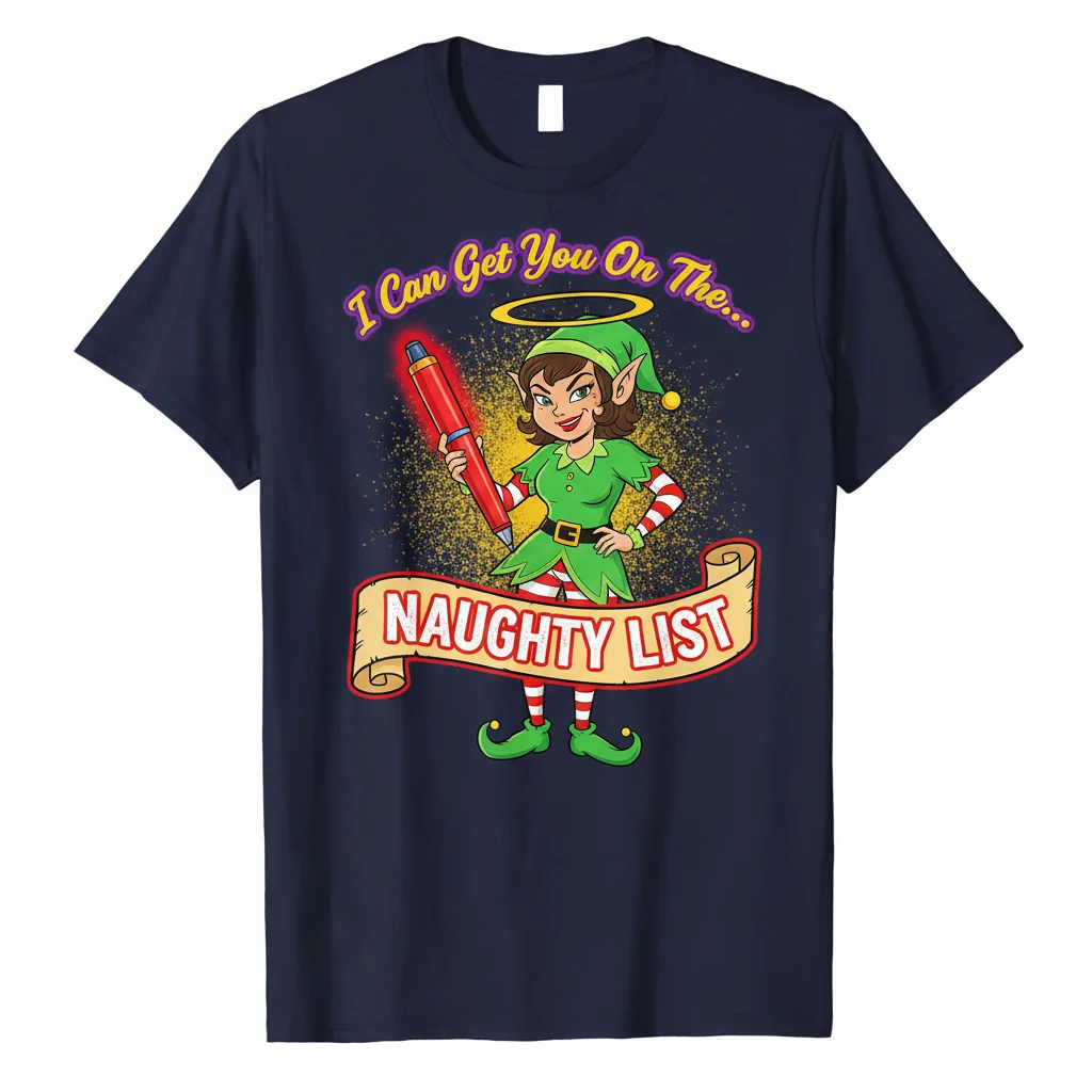 Naughty List Approved: Durable & Vibrant Essential T-Shirt