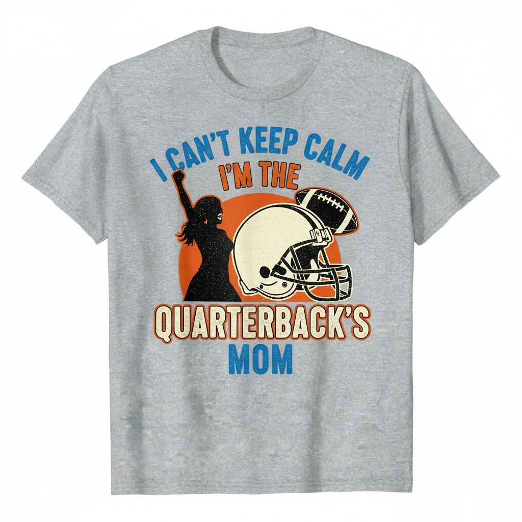 I Can't Keep Calm, I'm the Quarterback's Mom – Your Game Day Essential Tee