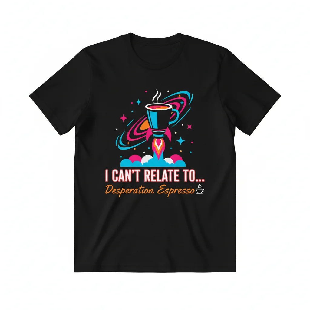 I Can't Relate to Desperation Espresso T-Shirt