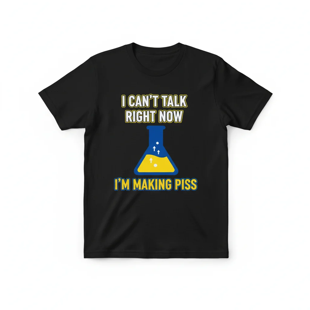 Durable & Vibrant: "I'm Making Piss" Essential Unisex Tee