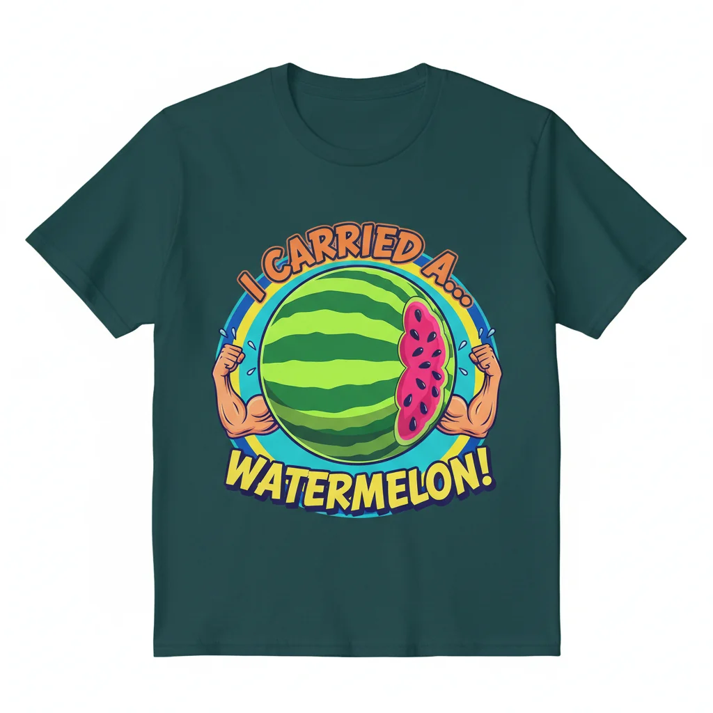 The 'I Carried A Watermelon' Artistic Tribute Tee