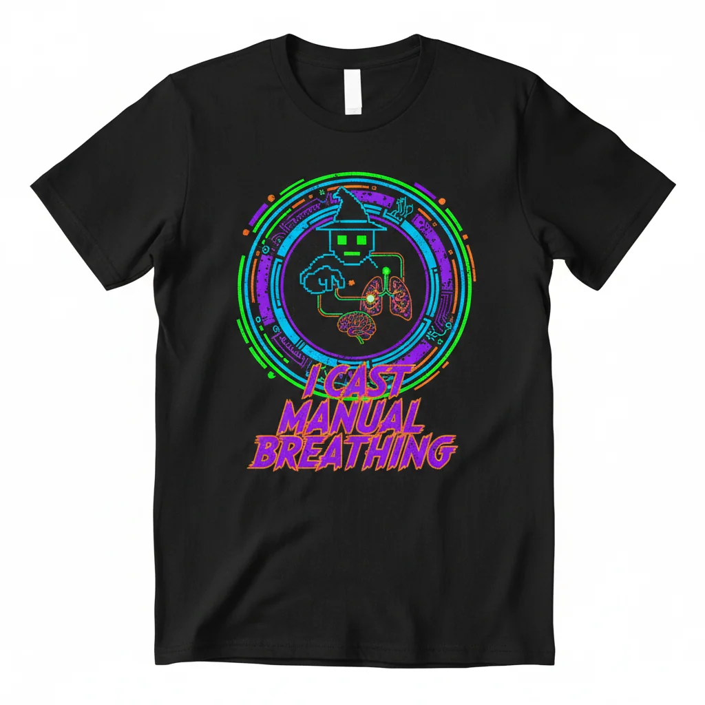 I Cast Manual Breathing D&D RPG Funny Gamer Essential T-Shirt - Unisex Cotton Tee