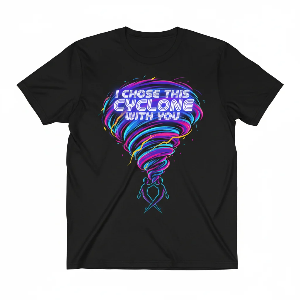 i chose this cyclone with you T-Shirt | Essential Graphic Tee for Men & Women