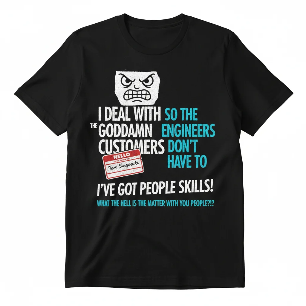 Tom Smykowski 'People Skills' Office Space T-Shirt