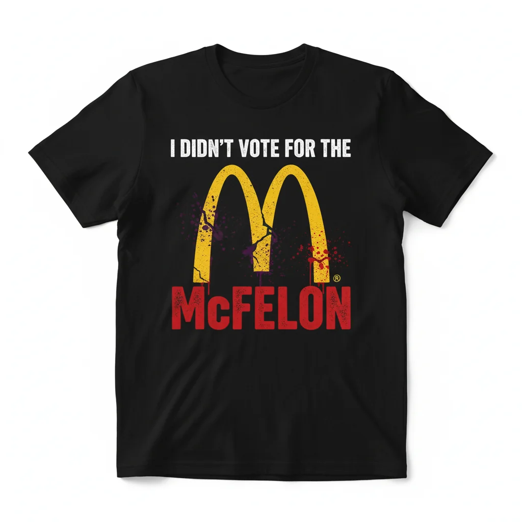 Anti-Trump 'McFelon' Political Statement T-Shirt - Premium Cotton Tee
