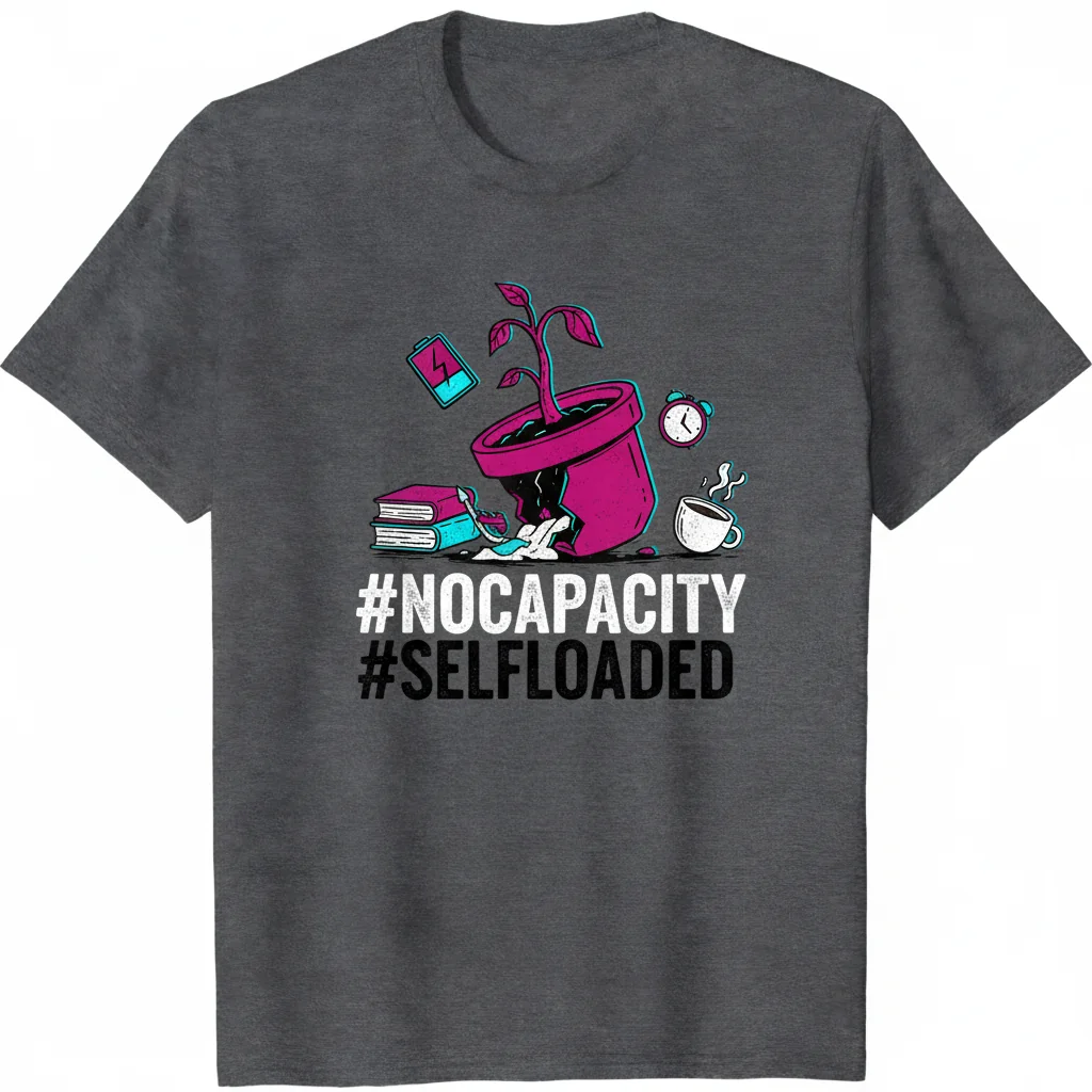The "No Capacity for Self-Care" Artistic Tee