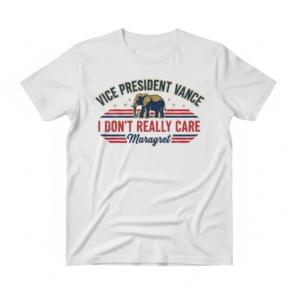 Vice President Vance 'I Don't Really Care Margaret' Republican Essential T-Shirt – Durable, Pre-Shrunk Comfort