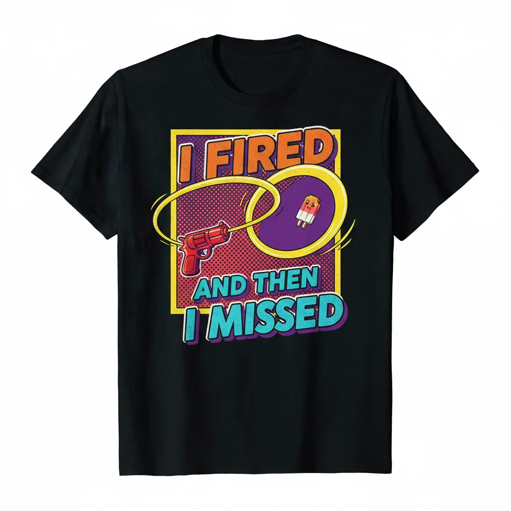 Game Grumps "I Fired And Then I Missed" Essential T-Shirt – Durable, Vibrant & Perfect Fit