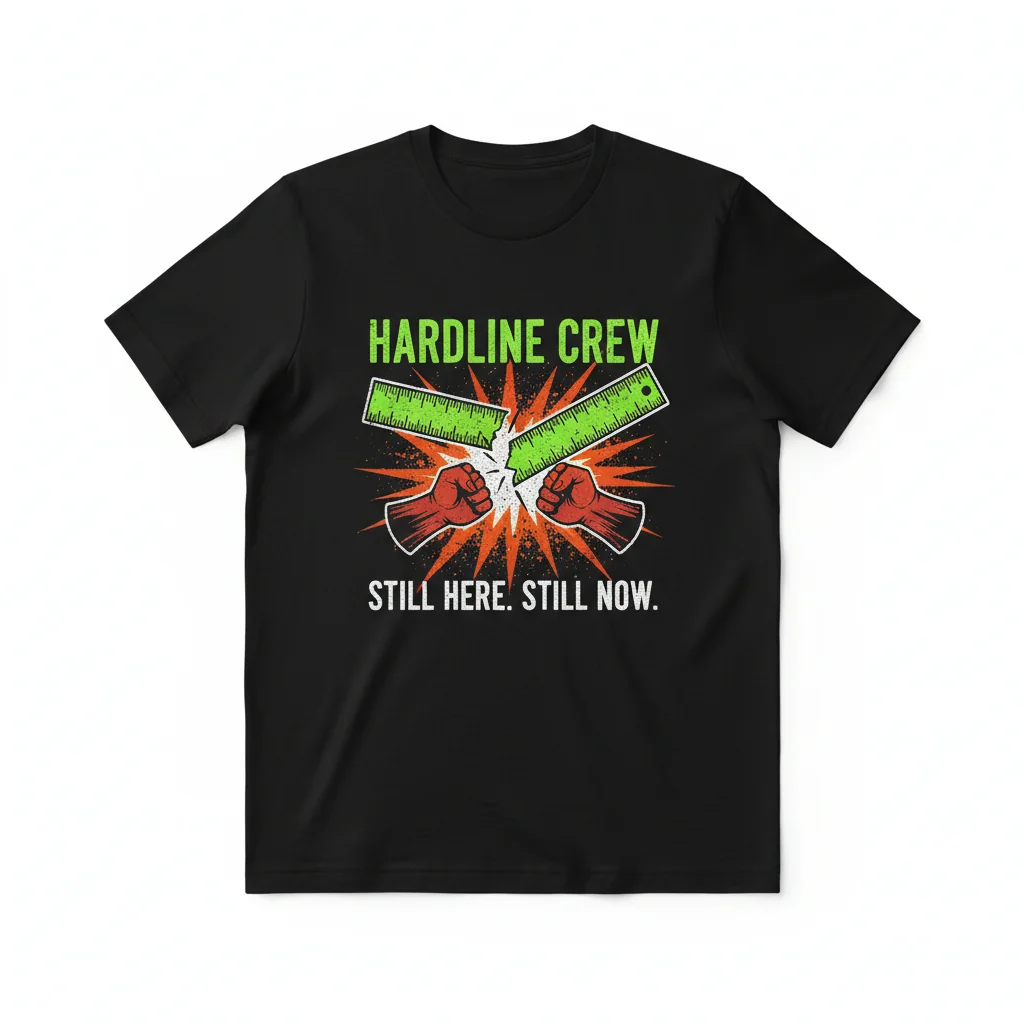 "I Had Someone Tell Me Straight Edge Fell Off" T-Shirt | Funny Punk Rock Graphic Tee