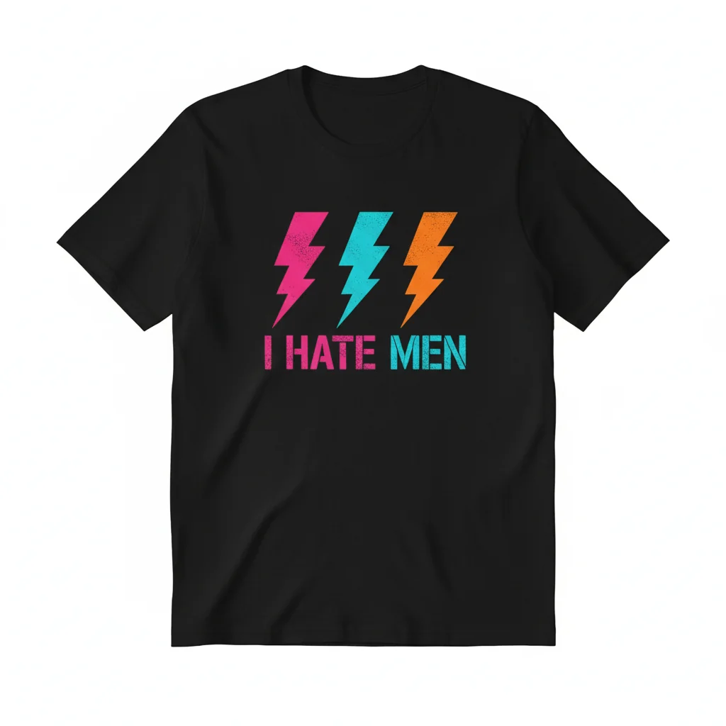 The 'I Hate Men' Essential T-Shirt: Unmatched Comfort & Lasting Quality