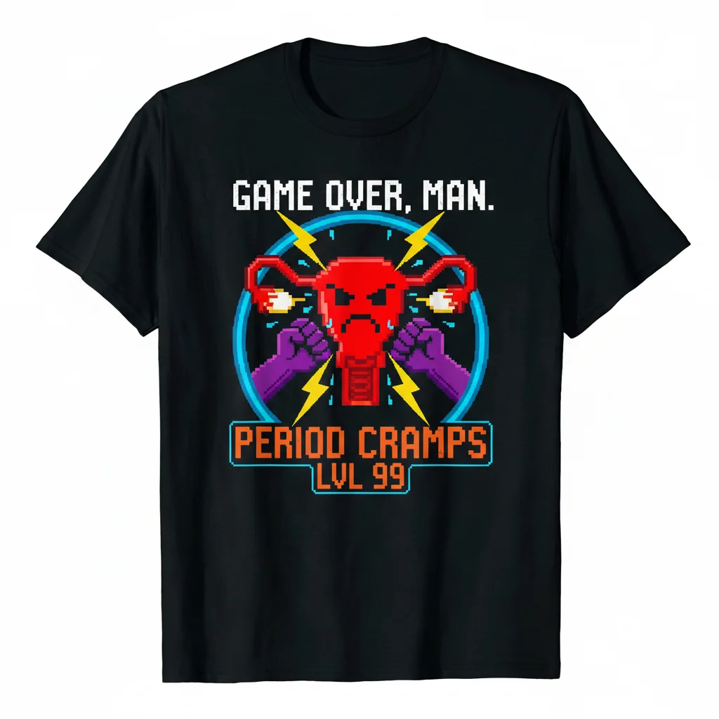 Cry-Laugh Your Way Through Period Cramps Tee
