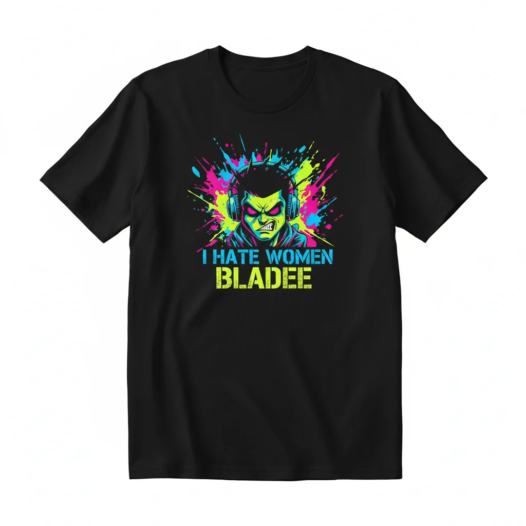 Bladee 'I Hate Women' Statement Tee