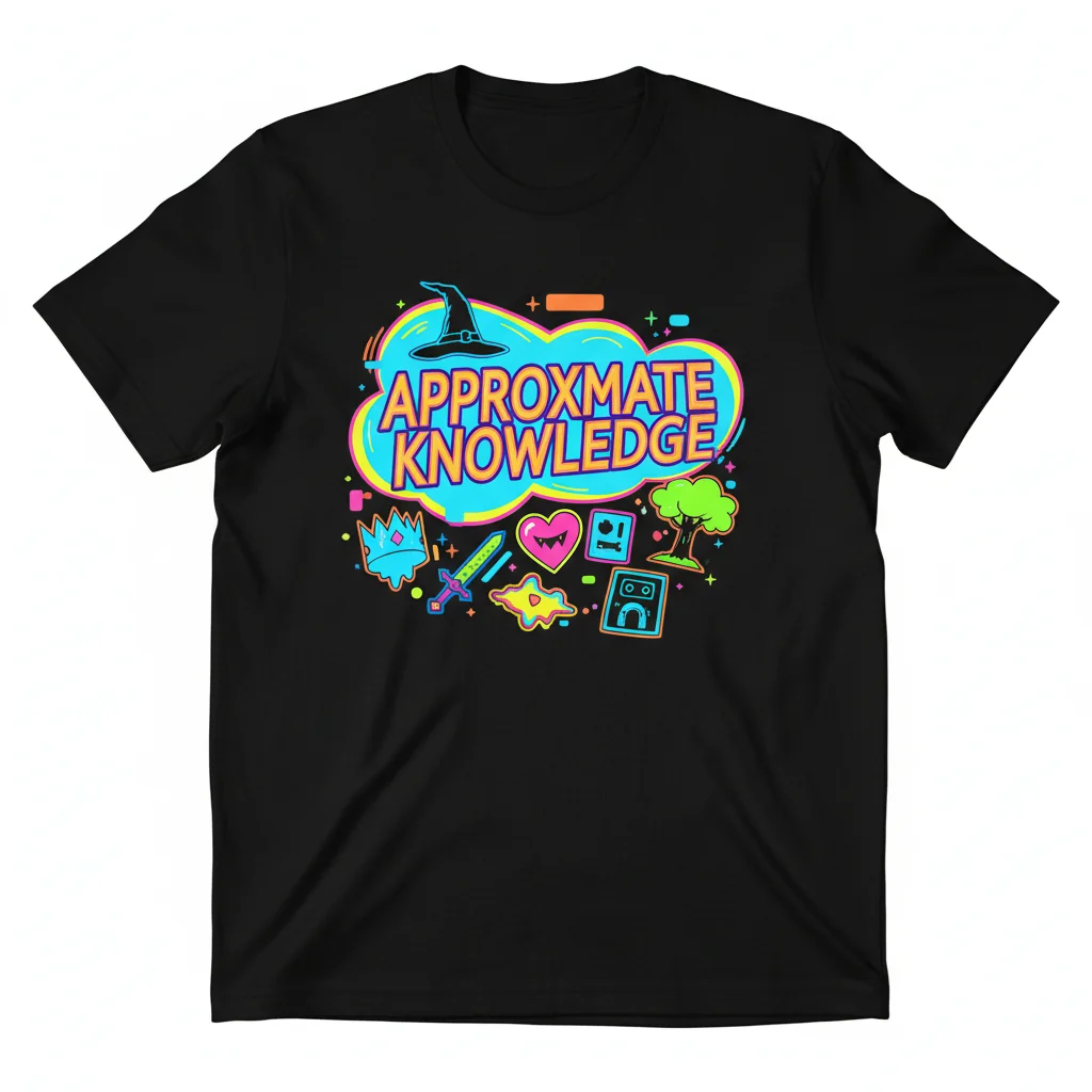 Adventure Time's 'Approximate Knowledge' Essential Tee: Embrace the Journey